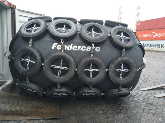 Fendercare D2.5L5.5m مصدات مطاطية تعمل بالهواء المضغوط لنقل ناقلات النفط